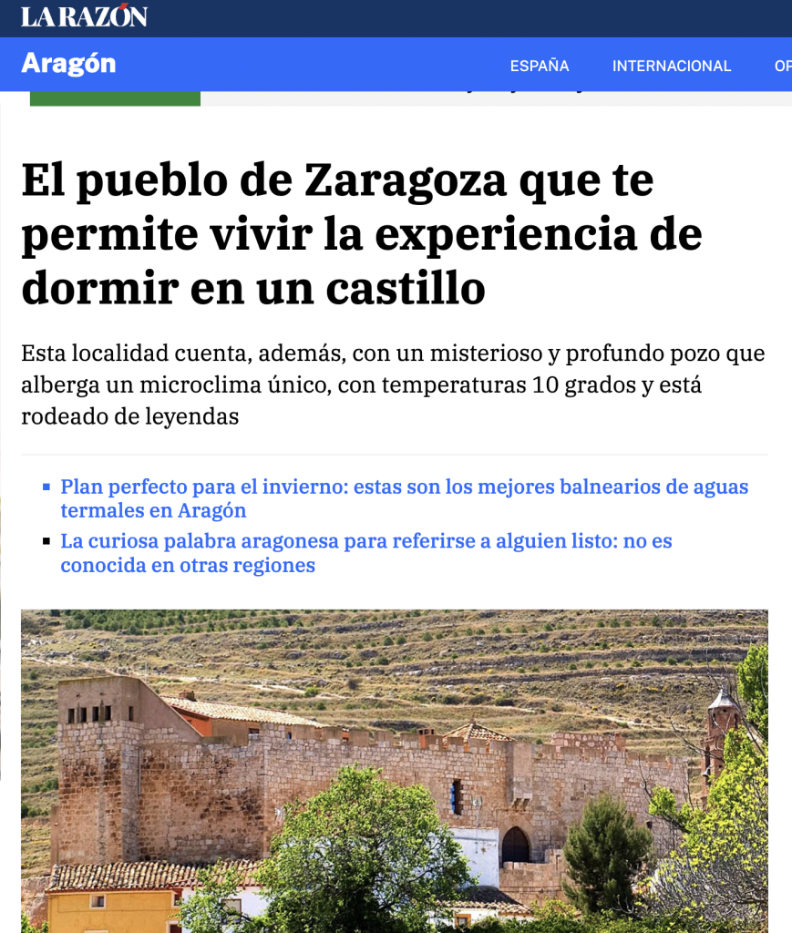 Dormir en un castillo