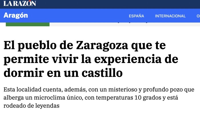 dormir en un castillo casa rural